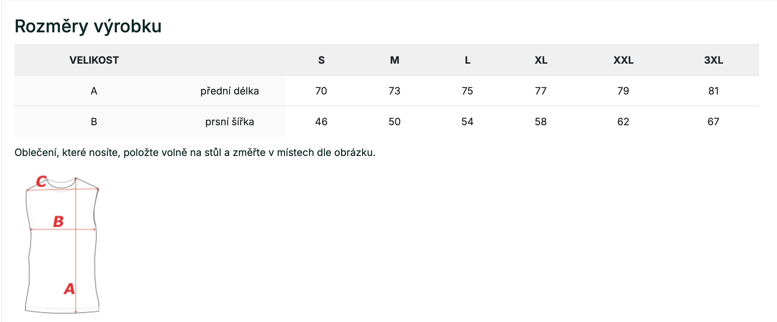 Černé tílko_pánské velikosti